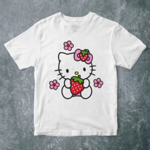 Peso Pluma Hello Kitty Shirt White